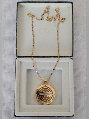 Dior Logo Pendant Necklace